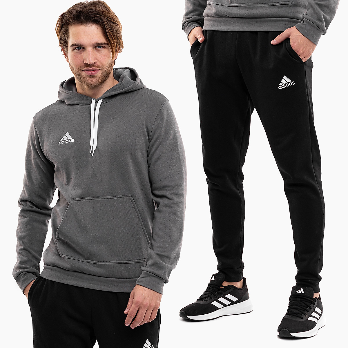 adidas Herren-Trainingsanzug Entrada 22 Hoody HB0578/HB0574