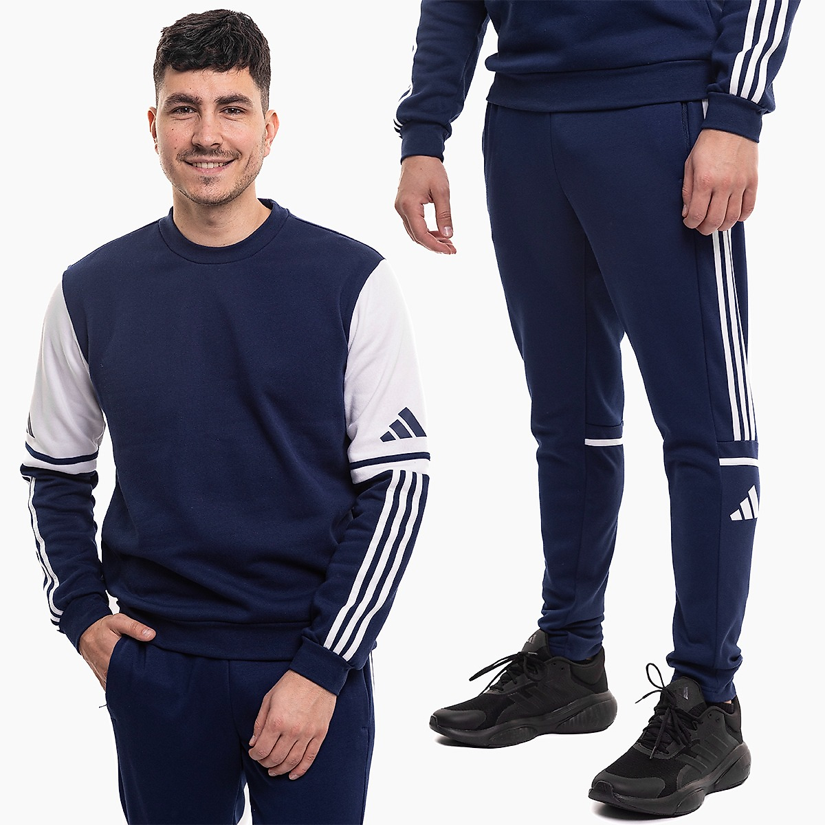 adidas Herren Trainingsanzug Squadra 25 Sweat Crew JD2958/JD2961