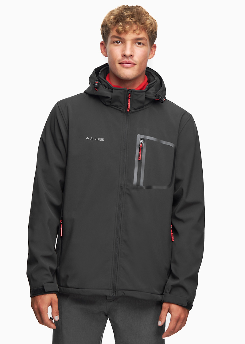 Alpinus Herren Jacke Softshell Stenshuvud BR43371