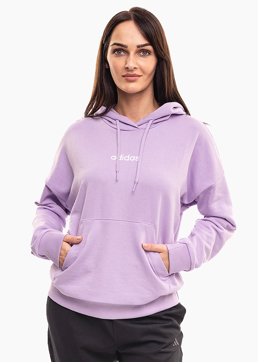 adidas Damen Sweatshirt Essentials Linear French Terry Hoodie JY0036
