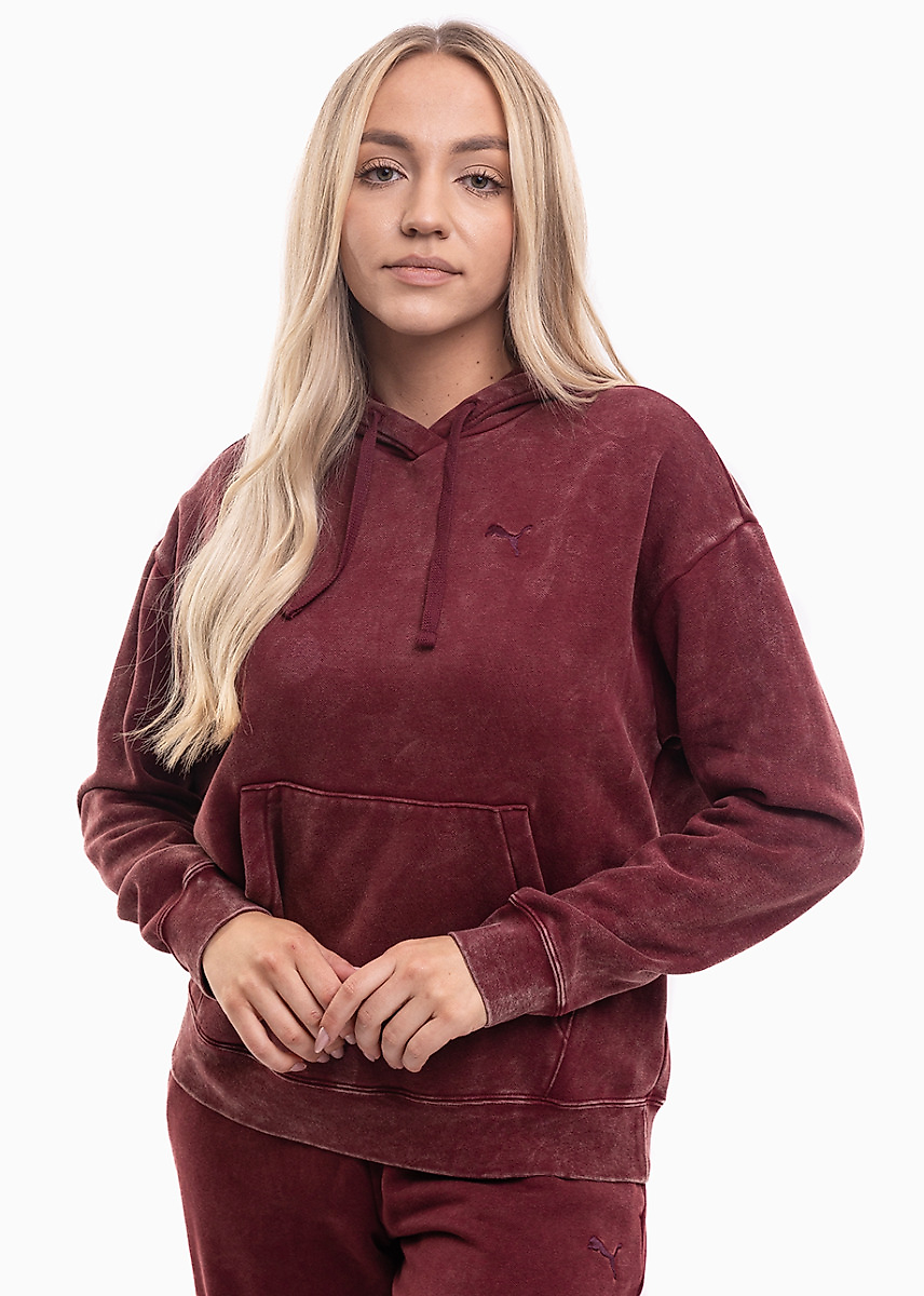 PUMA Damen Kapuzenpullover ESS Elevated Relaxed Wash Hoodie 688103 96