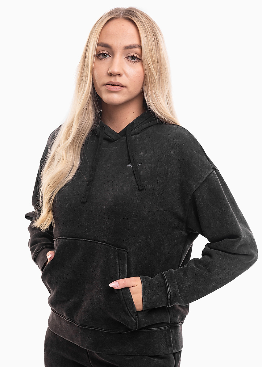 PUMA Damen Kapuzenpullover ESS Elevated Relaxed Wash Hoodie 688103 01