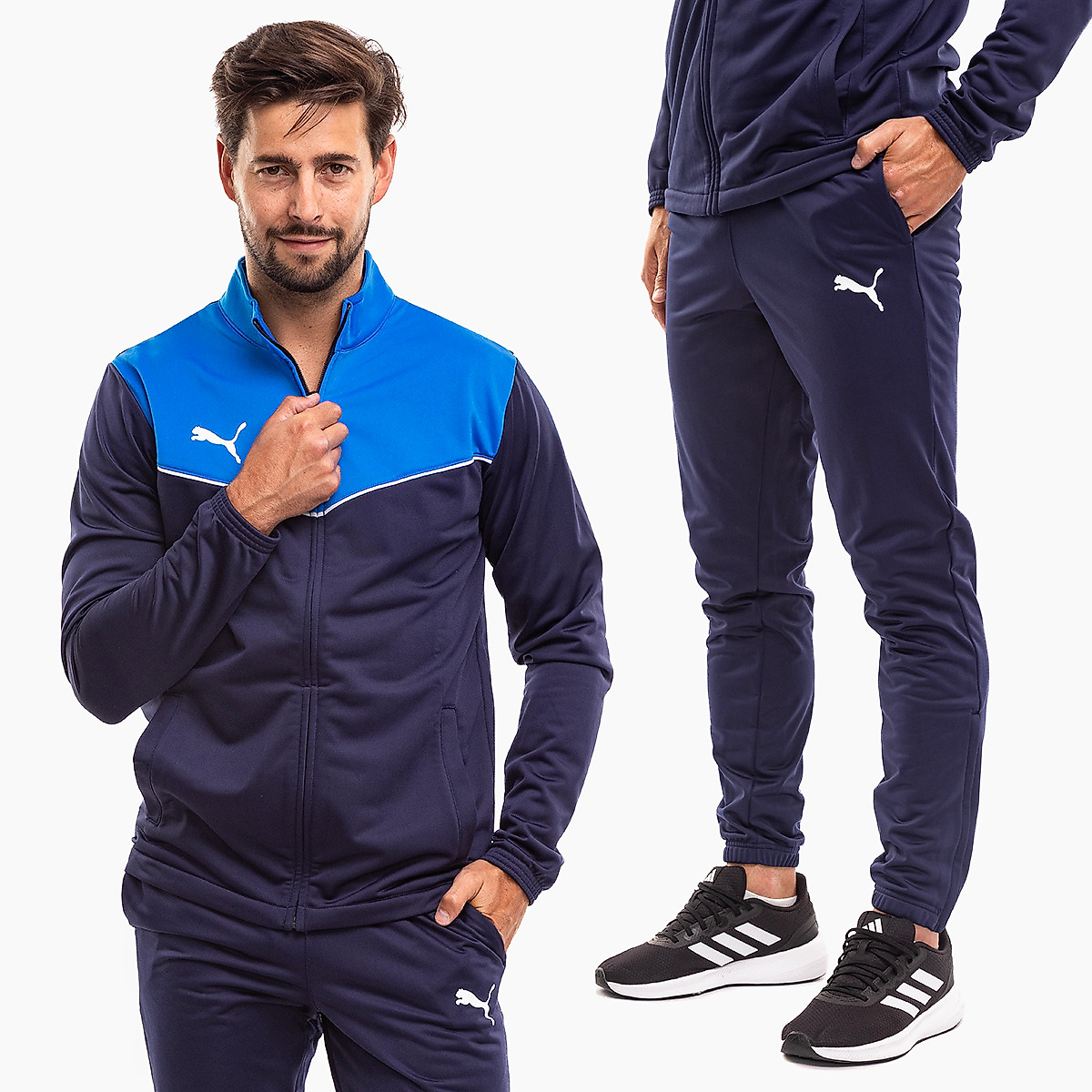 PUMA Herren Trainingsanzug individualRISE Tracksuit 657534 02