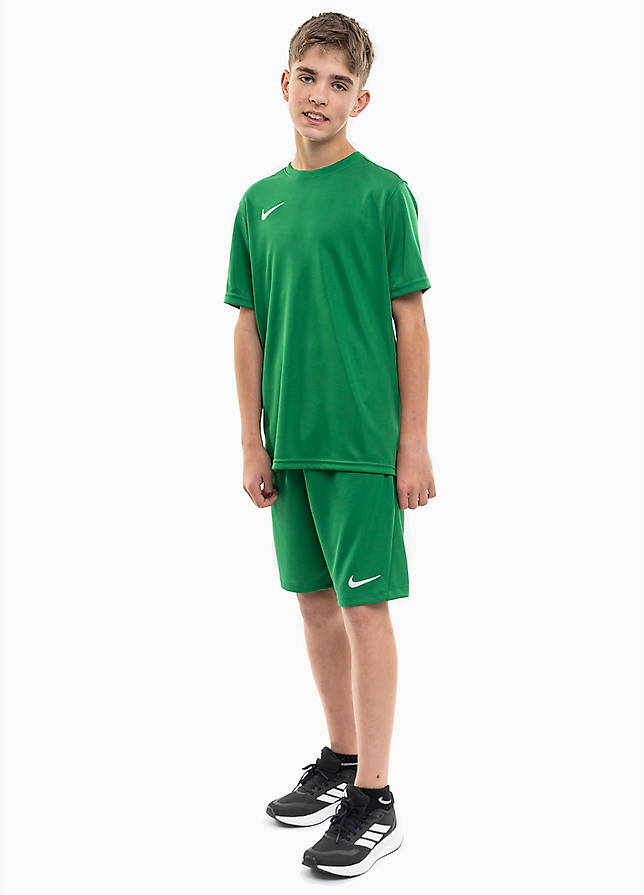Nike dziecięcy strój sportowy koszulka spodenki Dry Park VII JSY SS BV6741 302/BV6865 302 Nike dziecięcy strój sportowy koszulka spodenki Dry Park VII JSY SS BV6741 302/BV6865 302