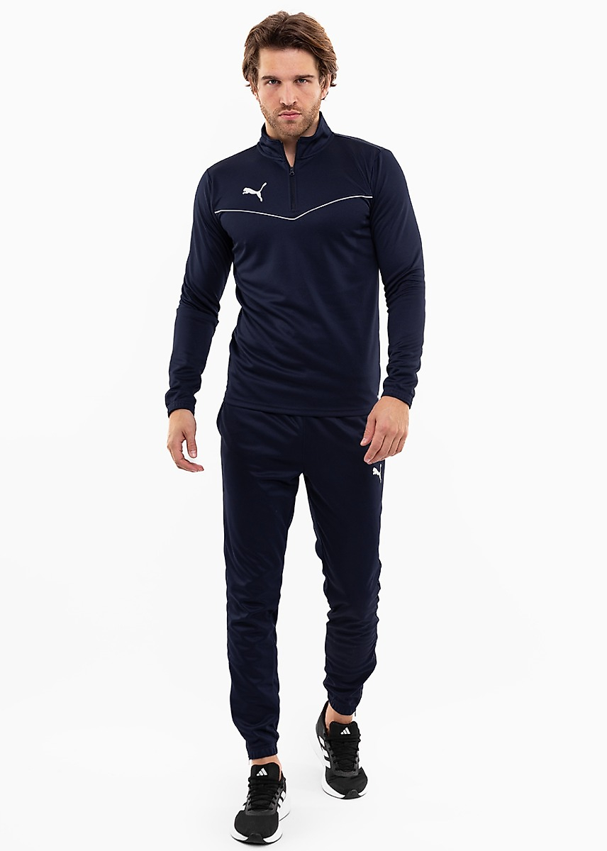 PUMA Komplet męski teamRISE 1/4 Zip Top 657394 06/657390 06