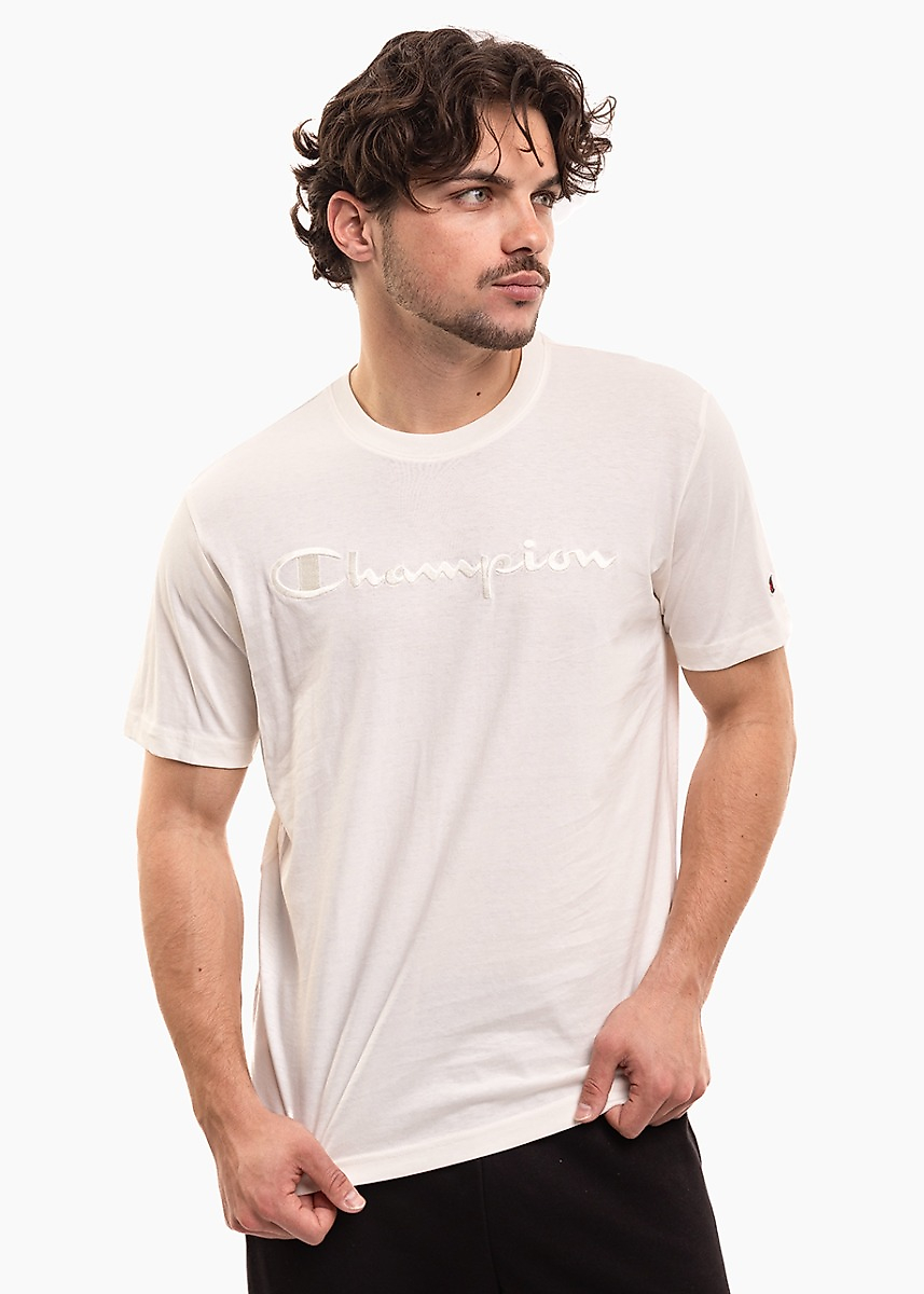Herren T-Shirt Champion SS Tee cremefarben 220273 YS084