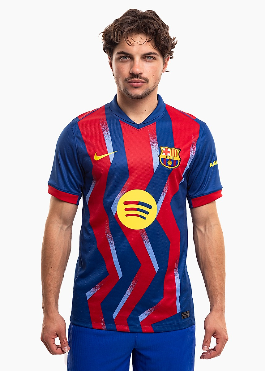 Herren T-Shirt Nike FC Barcelona Stadium 2025/26 marineblau-bordeaux FZ1304 432