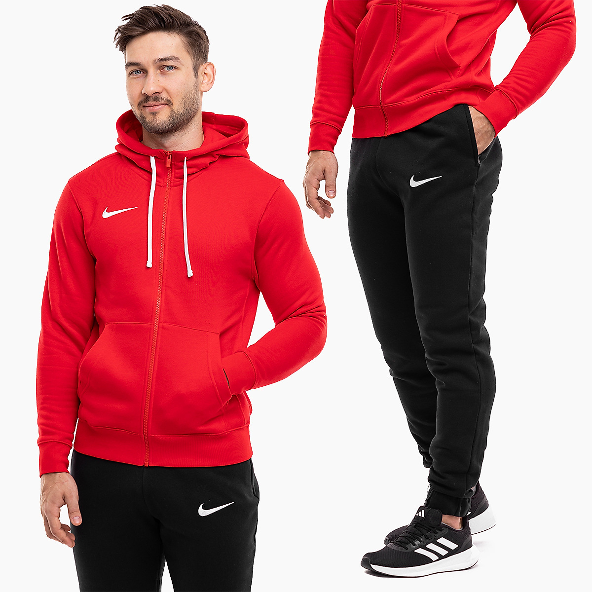 Nike Herren-Trainingsanzug Park 20 Full Zip Hoodie CW6887 657 / CW6907 010