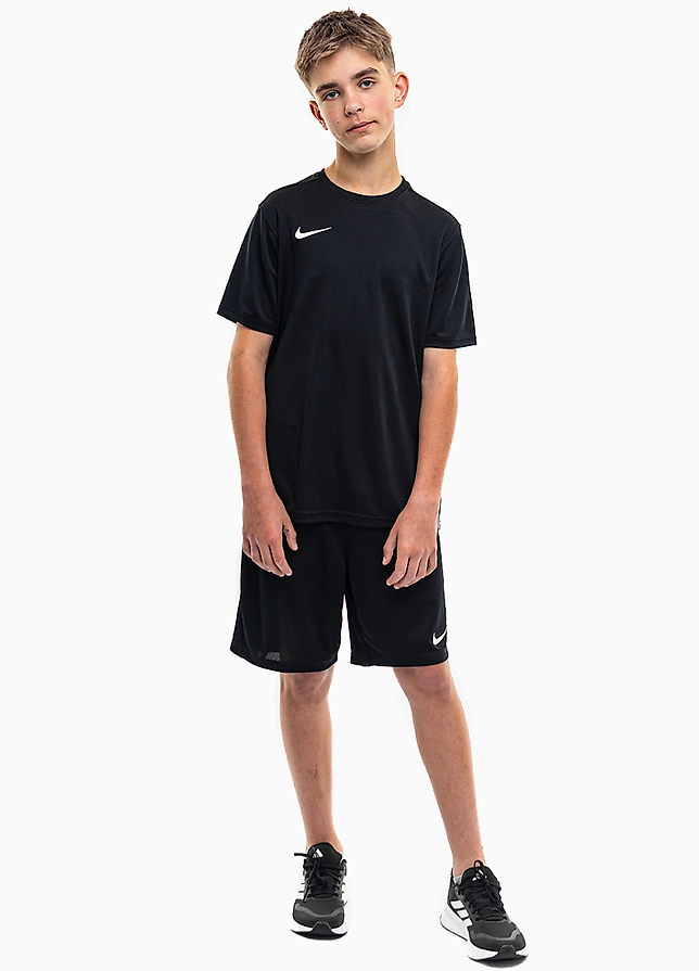Nike dziecięcy strój sportowy koszulka spodenki Dry Park VII JSY SS BV6741 010/BV6865 010 Nike dziecięcy strój sportowy koszulka spodenki Dry Park VII JSY SS BV6741 010/BV6865 010