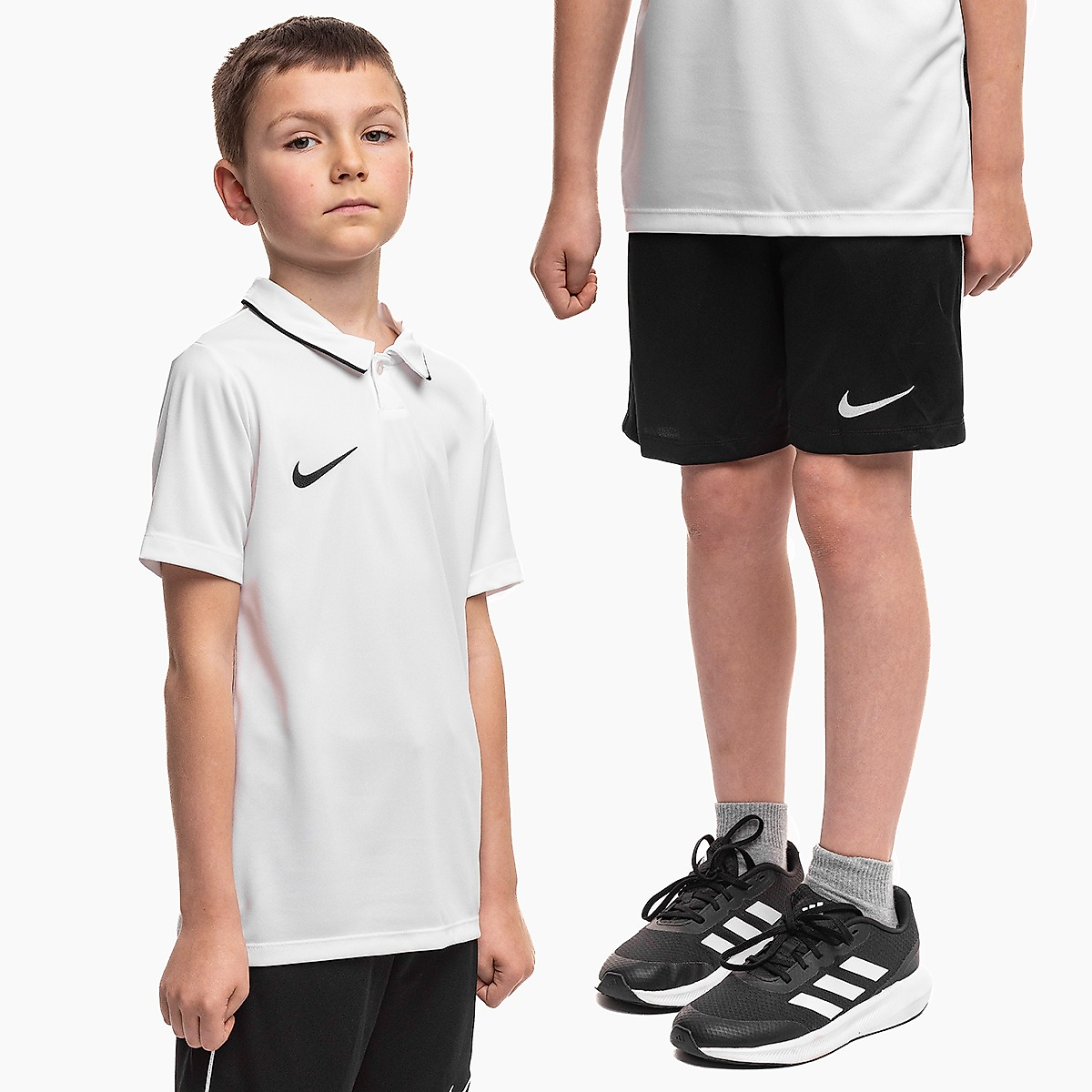 Nike Kinder Trainingsset Dri Fit Park 26 Polo HM7145 100/HM7164 010