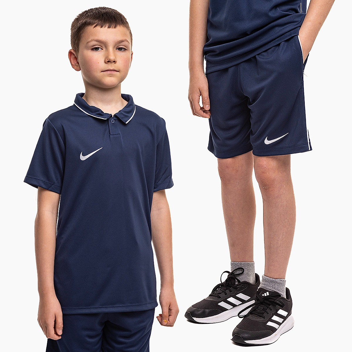 Nike Kinder Trainingsset Dri Fit Park 26 Polo HM7145 410/HM7164 410