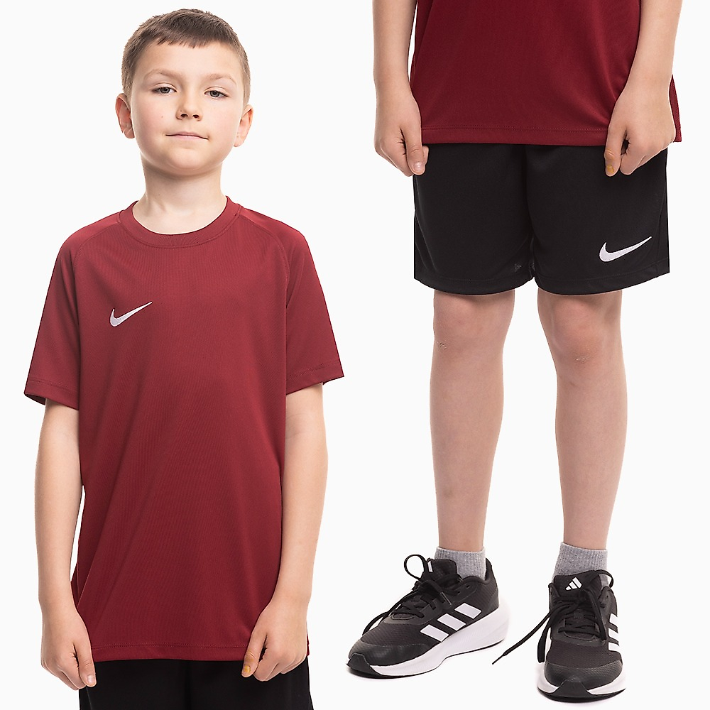 Nike Kinder Sportset T-Shirt Shorts Dri Fit Park VIII HV8182 677/BV6865 010