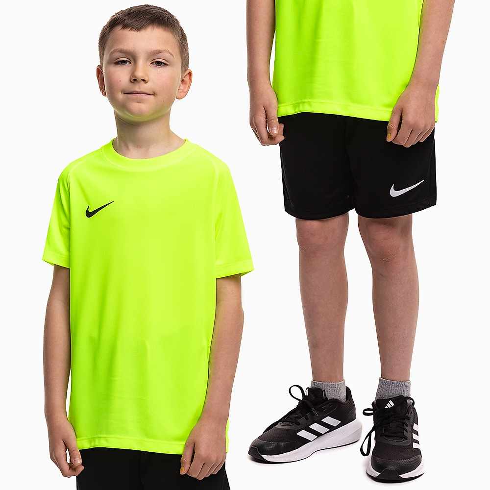 Nike Kinder Sportset T-Shirt Shorts Dri Fit Park VIII HV8182 702/BV6865 010