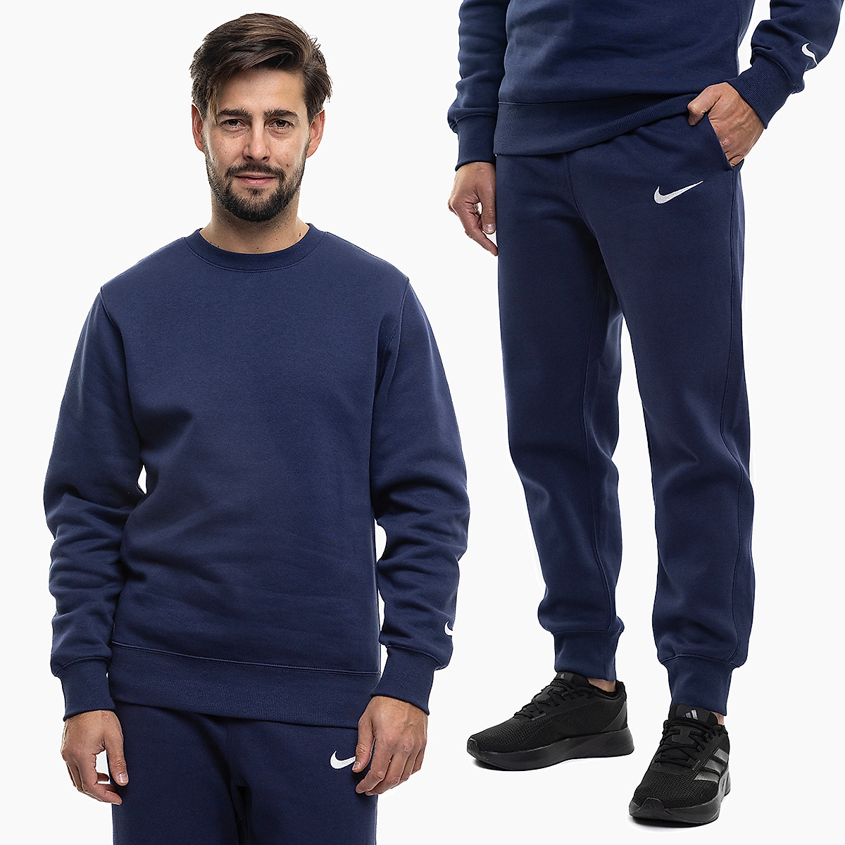 Nike Herren Trainingsanzug Park 26 Fleece Crew IO9039 410/IB1248 410