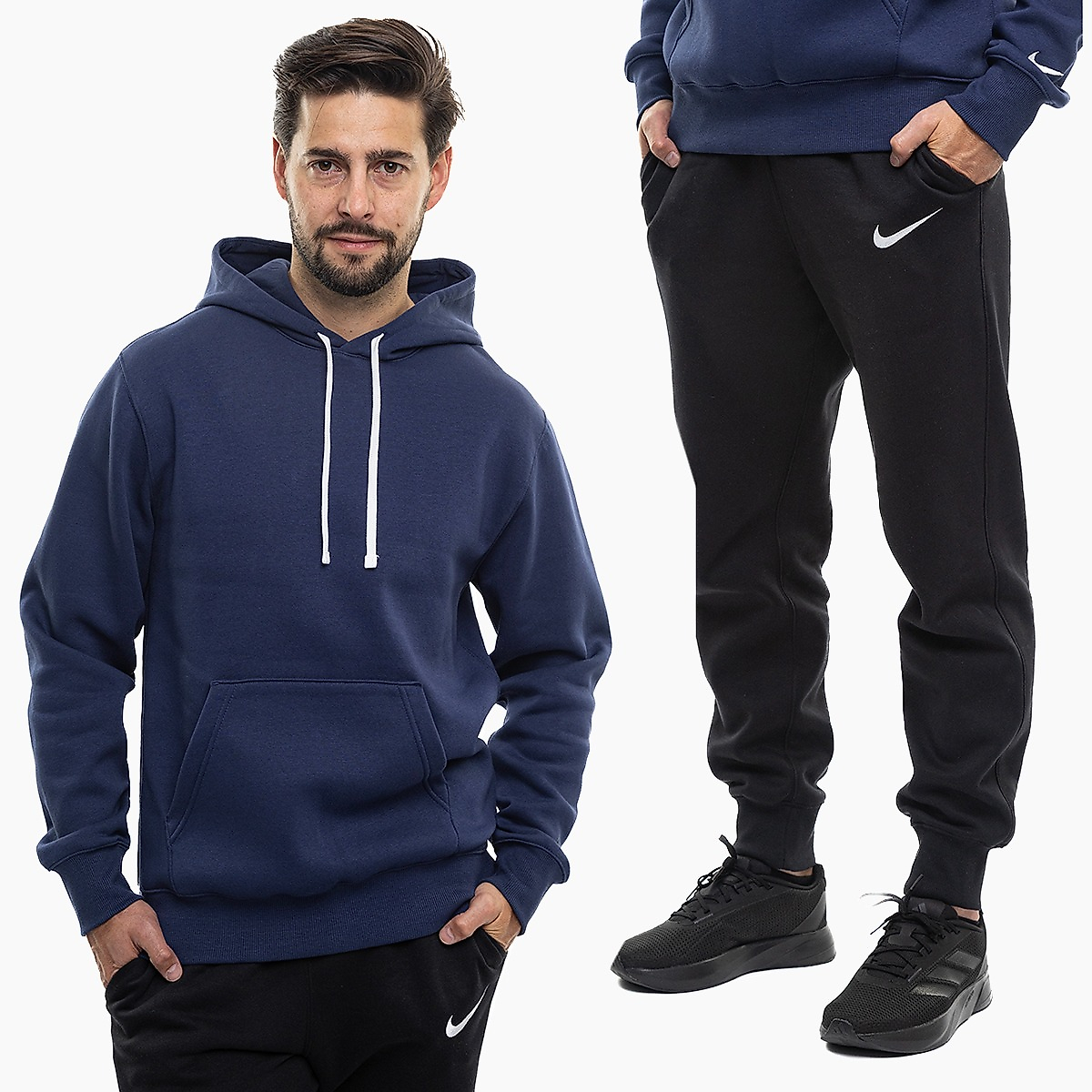 Nike Herren Trainingsanzug Park 26 Fleece Pull Over Hooded IO9035 410/IB1248 010
