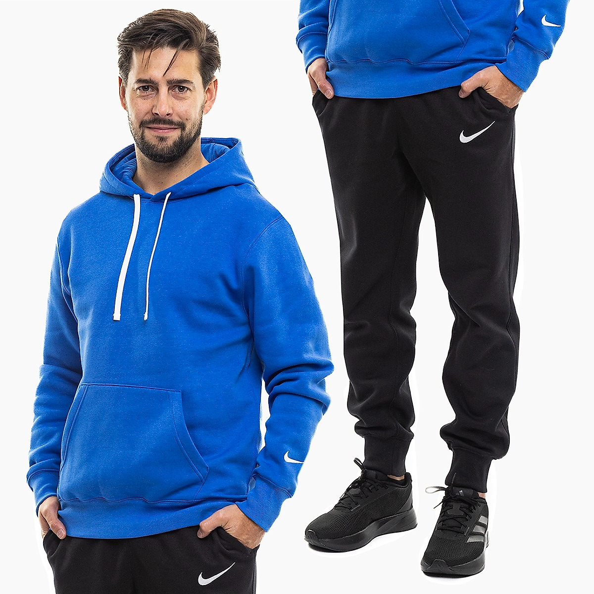 Nike Herren Trainingsanzug Park 26 Fleece Pull Over Hooded IO9035 463/IB1248 010