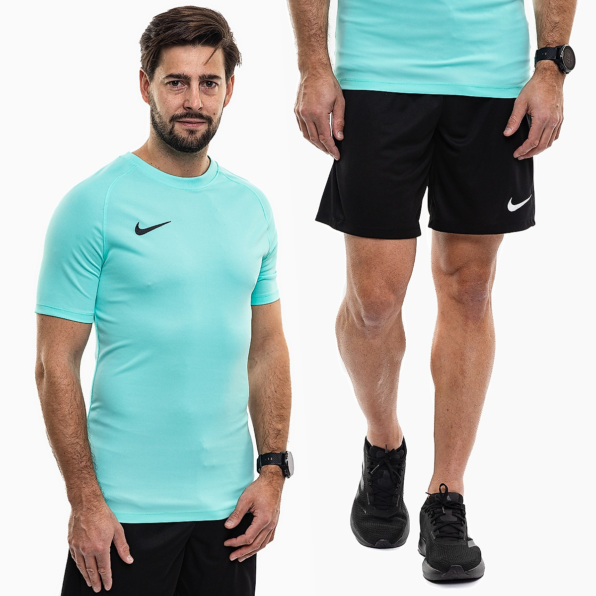 Nike Herren Sportbekleidung Trikot Shorts Park VIII Jersey HV8173 354/BV6855 010