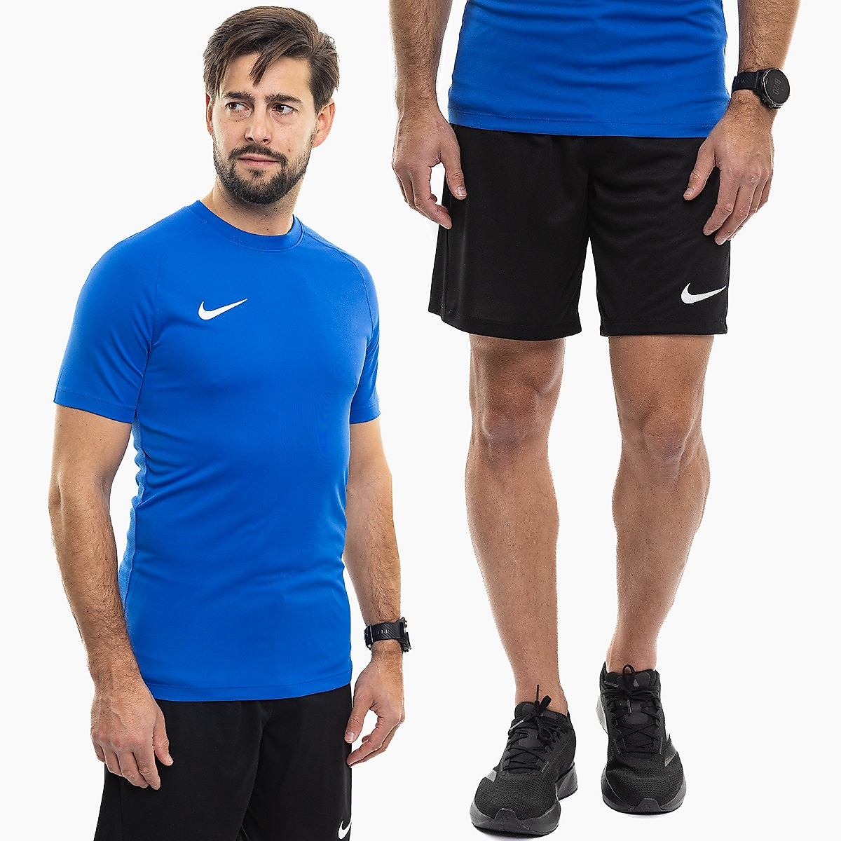 Nike Herren Sportbekleidung Trikot Shorts Park VIII Jersey HV8173 463/BV6855 010