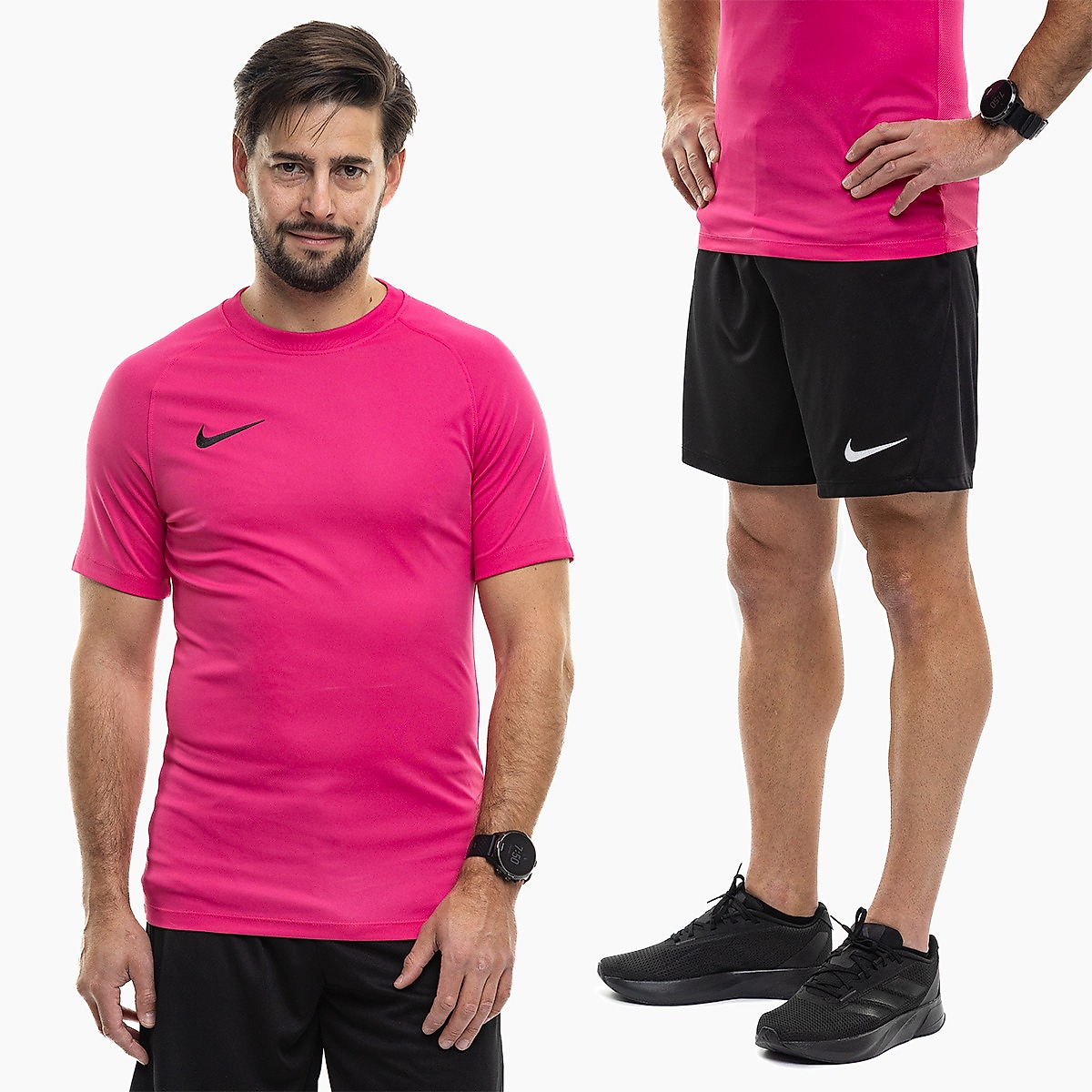 Nike Herren Sportset Trikot Shorts Park VIII Jersey HV8173 616/BV6855 010