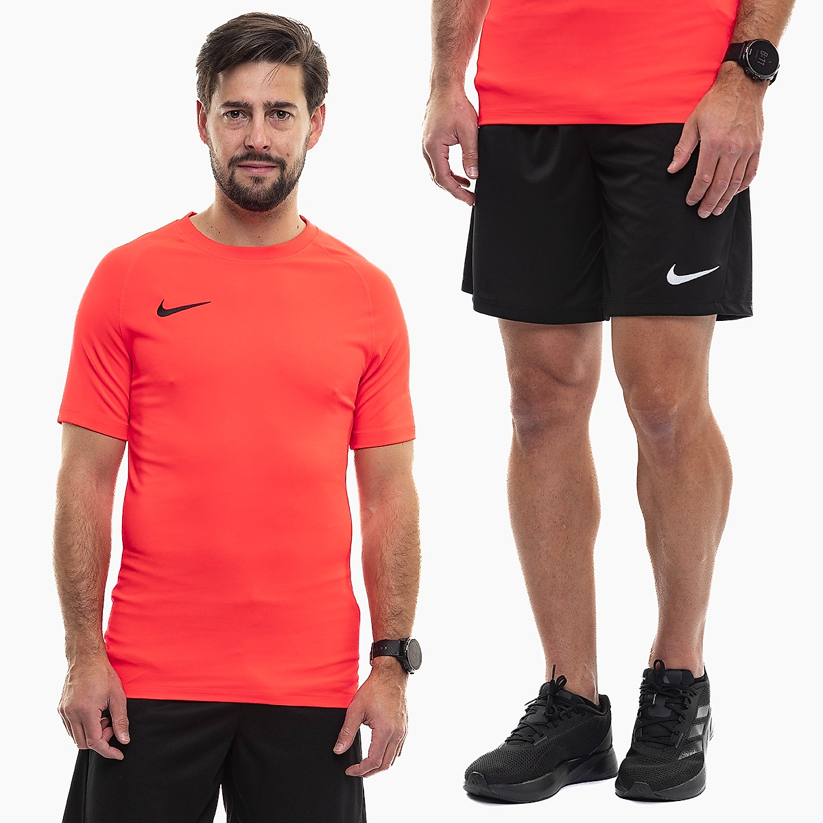 Nike Herren Sportbekleidung Trikot Shorts Park VIII Jersey HV8173 635/BV6855 010