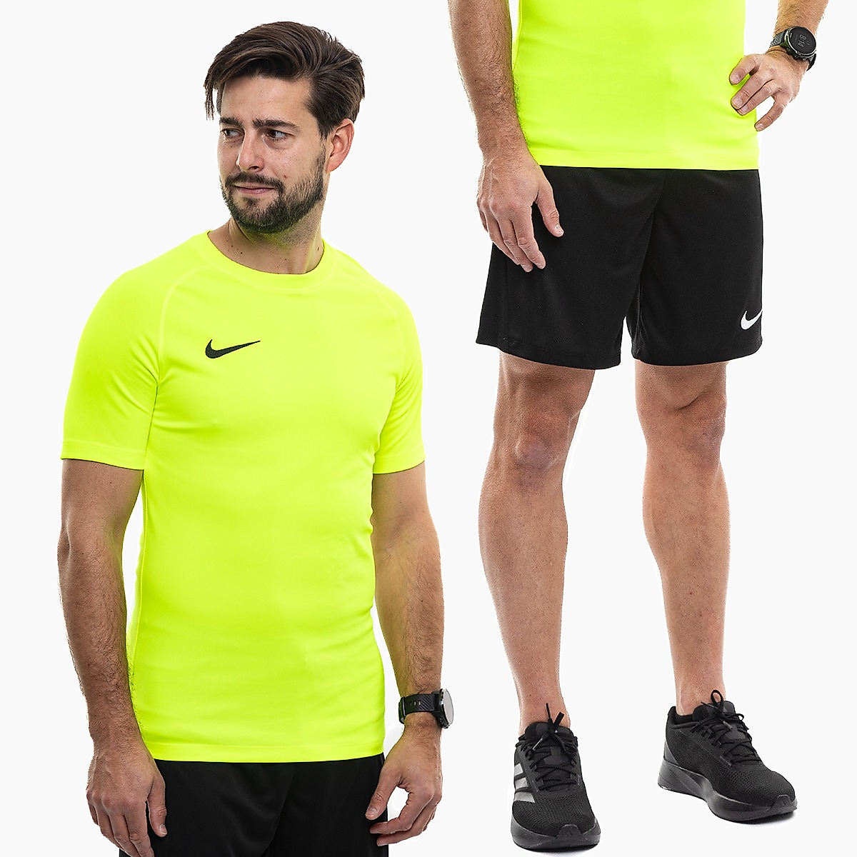 Nike Herren Sportbekleidung Trikot Shorts Park VIII Jersey HV8173 702/BV6855 010