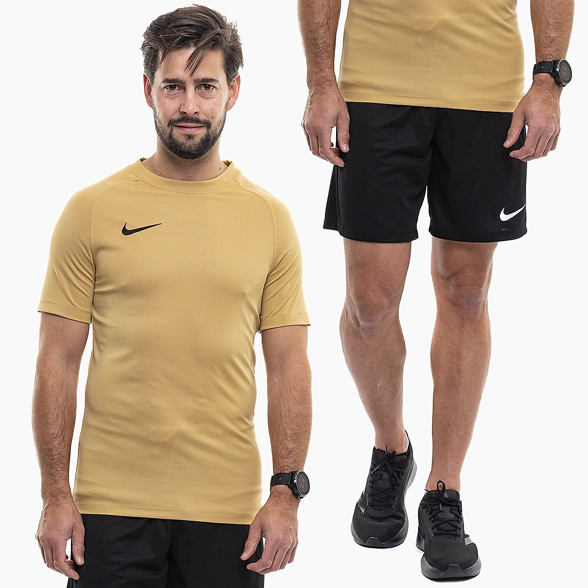 Nike Herren Sportbekleidung Trikot Shorts Park VIII Jersey HV8173 729/BV6855 010