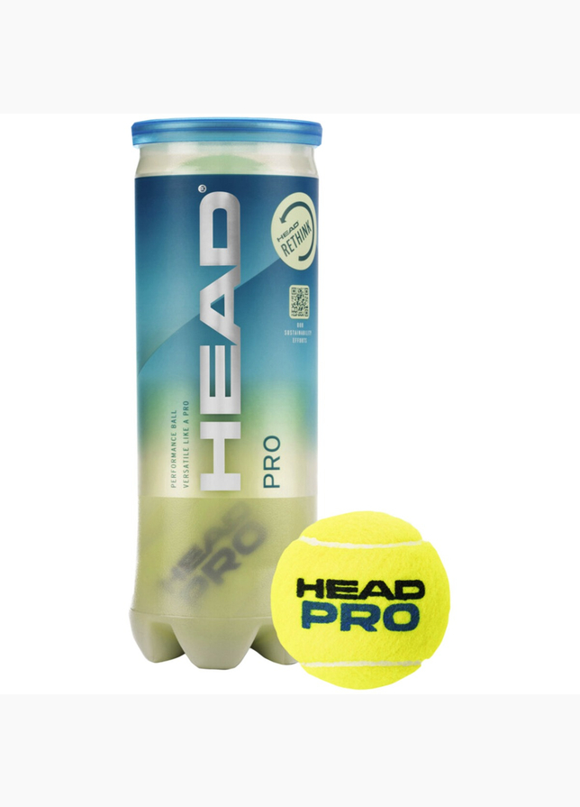 Head Piłki do tenisa ziemnego Pro 3pcs Head Piłki do tenisa ziemnego Pro 3pcs