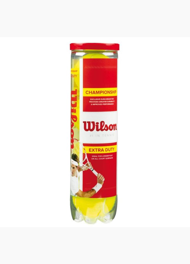 Wilson Piłki do tenisa ziemnego Championship 4 pcs WRT110000 Wilson Piłki do tenisa ziemnego Championship 4 pcs WRT110000