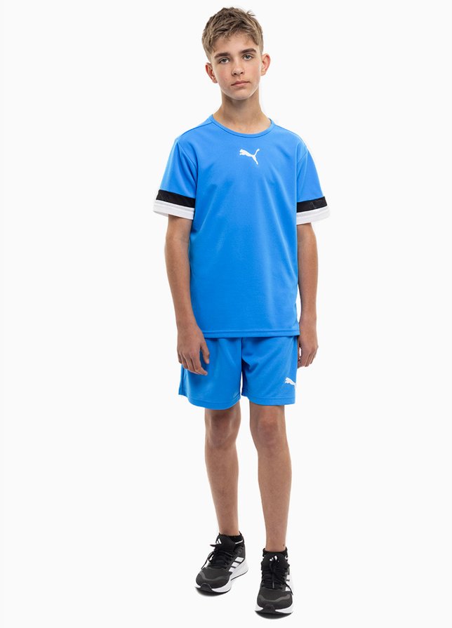 PUMA dziecięcy strój sportowy koszulka spodenki teamRISE Jersey Jr 704938 02/704943 02 PUMA dziecięcy strój sportowy koszulka spodenki teamRISE Jersey Jr 704938 02/704943 02