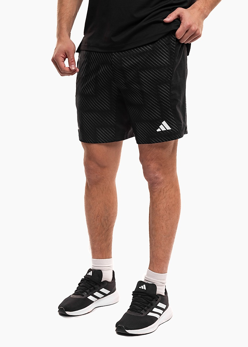 Herren Shorts adidas Tech Intensity Aop schwarz KB3123
