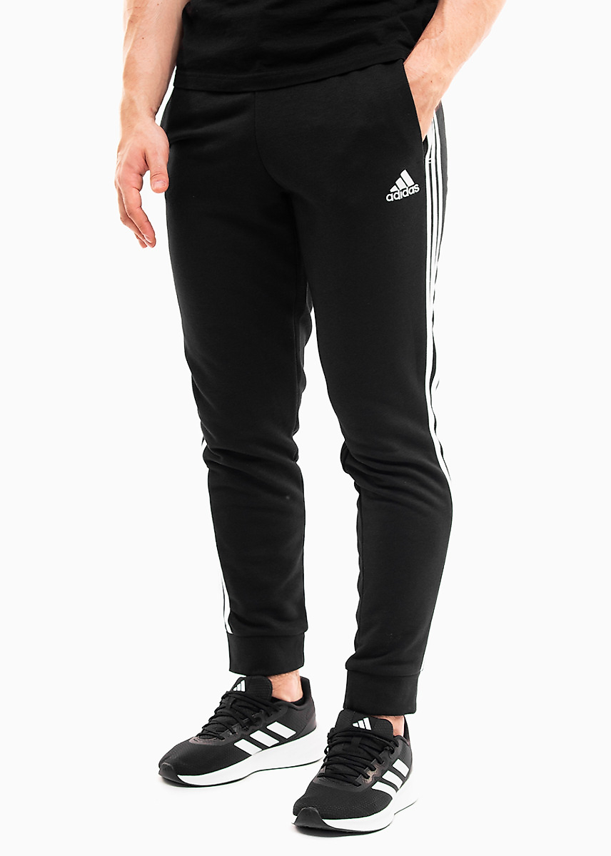 adidas Spodnie męskie Essentials Tapered Cuff 3 Stripes GK8831